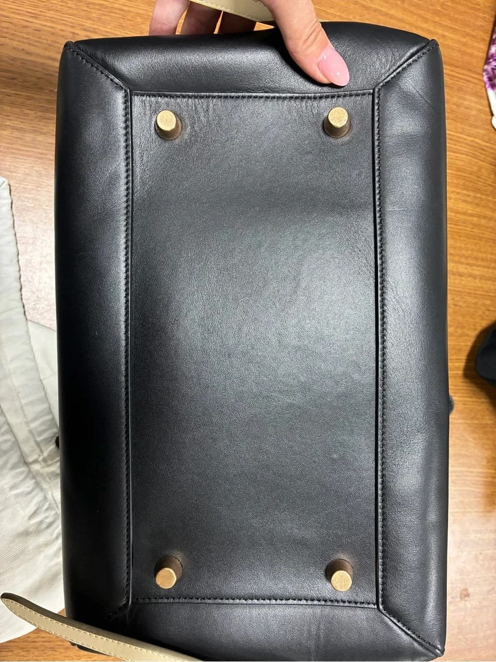 Celine structured belt